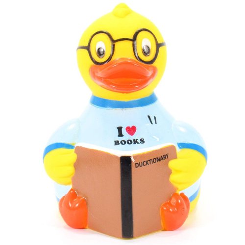 Yarto Famous & Historical Rubber Duck Bath Toys | Educational | Child Safe | Tested for Ages 0+ | Collectable | Party Favors | Cake Toppers (Reader)