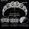 Aoligrace 3A Cubic Zirconia Princess Diana Crown CZ Wedding Pageant Tiaras Hair Accessories Bridal Headdress Gifts for Women