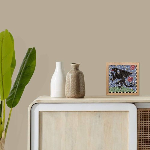 Complete Your Next DIY Project with Our Ceramic Mosaic Kit, Square 7inch (20cm) Dragon