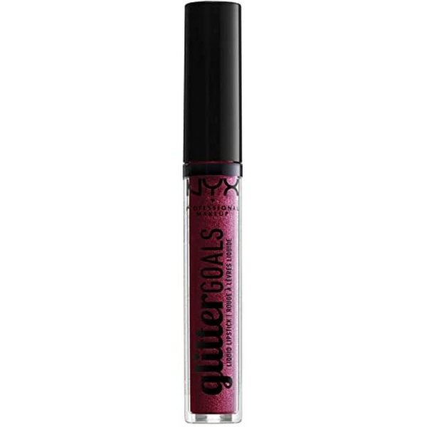 NYX PROFESSIONAL MAKEUP Glitter Goals Liquid Lipstick, Bloodstone