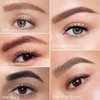 Kaely 2Pcs Magical Precise Waterproof Brow Pen,4 Tip Microblade Eyebrow Pen,Eye Brow Contouring Pen Pencil,Eyebrows Gel Makeup,lapiz para cejas,24 Hours Long Lasting Smudge Proof,01 Light Brown