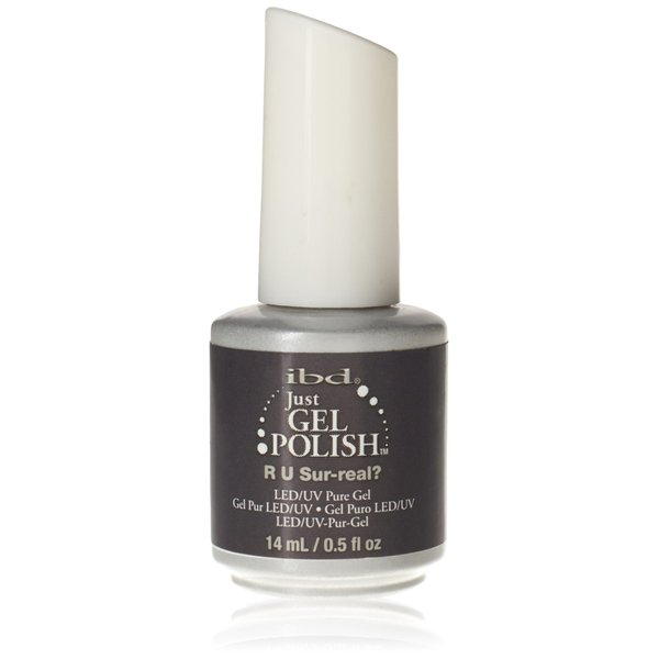 IBD Just Gel Soak Off Dark Gray Nail Polish, R U Sur-Real