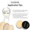 PHOERA Foundation Face Powder, Soft Focus Setting Powder, Silky Powder For Creating Without Shine, Smooths Pores & Lines, Up to 24H Wear Oil Control,0.49 Oz (N.01 Translucent)