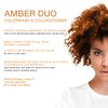Celeb Luxury Gem Lites Duo Color Depositing Colorwash Shampoo & Conditioner Set + Bondfix Bond Rebuilder, Semi Permanent Hair Color, Vegan Hair Dye, Amber Copper Brown
