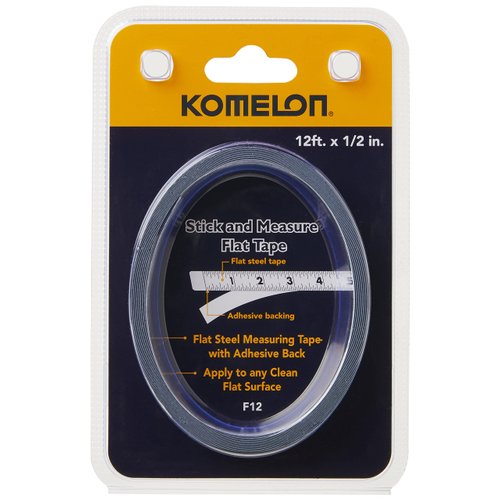 Komelon F12 12-Foot Stick and Measure Flat Tape Measure