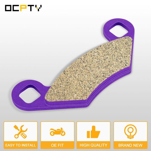 OCPTY Brake Pads Fit for Polaris Predator 500 2003 2004 2005 2006 2007, for Polaris Predator 500 Troy Lee Edition 2004 2005 2006, Front and Rear (Carbon Fiber)