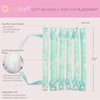 Octocurl Flexi Curlers - Heatless Blowout Rods for Overnight Curls - Flexi Rod Set - Soft Hair Rollers for Overnight - Flexible Curling Rods Hair Curlers - Set of 6 (Cotton Poplin - Spring Rain)