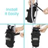 Vive Crutch Accessories Bag and Hand Grip Cushions, Water-Resistant Premium Pouch for Crutches, with Drink Holder Phone Holder, 3 Pockets, Lightweight