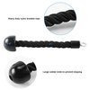 HYVAWO Pull Down Rope Single Grip Tricep Bicep Exercise Attachment for Cable Machines Gym Pulley Workout (Black 2 Pack)