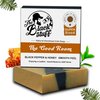 The Black Stuff All Natural Bar Soap for Men Handmade Cold Process Soaps with Organic Ingredients and Essential Oils - Mens Soap for Daily Use, The Good Room Body Soap