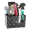 Professional Hair Salon Scissors Storage Box, Shear Holder ,Storage Container Barber Tools Holder, Hairdresser Scissor Storage Case Keeper (Black-White)