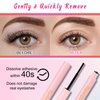 EMEDA Cluster Lash Glue Remover Lash Clusters Glue Remover Gentle Lash Remover for Cluster Lashes Transparent Eyelash Glue Remover Self-Use for Lash Bond and Seal 5ML