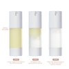 longway 1 Oz (30ML) Empty Refillable Airless Pump Bottle,Travel Foundation Containers,Airless Cosmetic Pump Bottle for Hand Sanitizer, Toner,Gel,Hair Oil, Lotion and Face Cream (Pack of 6, Frosted)