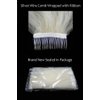 Wedding Veil Bridal Bride Two Tiers White Fingertip Plain Satin Rattail Trim New