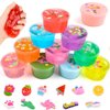 11Pack Slime for Kids Toy, Jelly Cube Clear Slime Kit for Girls Toys 6 7 8 9 10 11 12, Crunchy Slime, Butter Slime, Kids Boy 6-12 Stress Relief Toy, Party Favors Birthday Gift