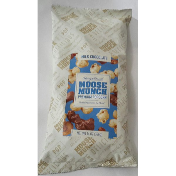 Harry & David Gourmet Moose Munch Popcorn, Milk Chocolate 14 oz
