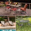 Forever Glides Wrought Iron Patio Furniture Feet Cap Glides and Outdoor Table and Chair Leg Floor Protector Pads - 1-1/4 Inch - 24-Pack - Black