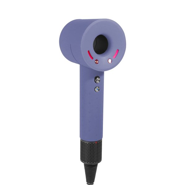 Silicone Cover for Dyson Hair Dryer Protective Washable Soft Case Shockproof Anti-scratch Traveling Cover Fits Dyson Hair Dryer Accessories. (Purple)