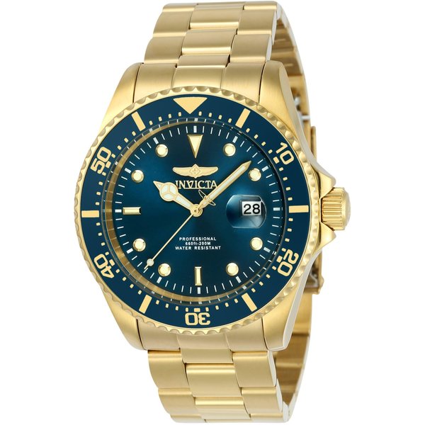Invicta Men's 23388 Pro Diver Analog Display Quartz Gold Watch