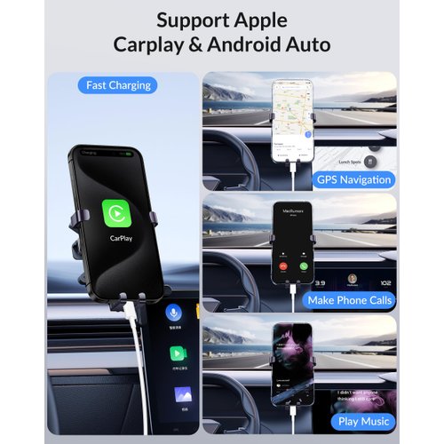 Car Carplay Cable for iPhone 16 15 16 Pro Max 16 15 Plus Cable, 2Pack USB A to USB C for CarPlay USB C Cord, iPad USB C Cable iPad Pro iPad Air 5th 4th Mini 6th Gen Car Charger Cable Charging Cord 3FT