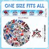 YYMYMGJ 74 PCS Ice Hockey Party Favors, 24 PCS Ice Hockey Slap Bracelets 50 PCS Ice Hockey Stickers Ice Hockey Birthday Party Decorations Supplies Gifts for Kids Classroom Rewards
