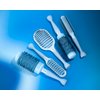 Cricket Friction Free Round Hair Brush for Professional Hairstyling Curling Blow Drying Anti-Static Styling All Hair Types White