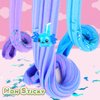 Jigejunfa Cloud Slime with Stars Moons Glitter Add Ins, Scented Premade Slime for Kids, Stretchy Sludge Non Sticky Putty, Slime Party Favors Stress Relief Toy for Girls Boys Birthday, Blue/Purple 7OZ