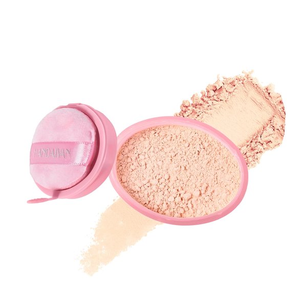Kyannkara Oil Control Loose Powder, Setting Foundation Powder,Face Setting Powder Makeup,Minimize Pore,Lightweight&Long Lasting0.67oz 0.67oz （V02）With Powder Puff