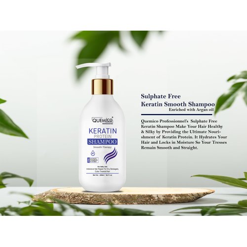 Keratin Shampoo and Conditioner Set with Hair Nourishing Serum - No Sulfate and Parabens, Enriched With Argan Oil | For Dry & Frizzy Hair | Moisturizing Treatment For Men and Women, 16.9 fl.oz