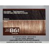 L'Oreal Paris Feria Multi-Faceted Shimmering Permanent Hair Color, B61 Downtown Brown, Hair Dye Kit, Pack of 2
