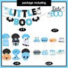 Blue Halloween Baby Shower Decorations Little Boo Baby Shower Decorations Halloween Baby Shower Decorations for Boy Baby Shower Halloween Decorations
