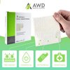 AWD Medical Calcium Alginate Wound Dressing - Highly Absorbent Gauze Pads and Wound Care Products, Quick Clotting Gauze Home & Professional Use, Medical Supplies for Wound Care - (4" x 4" Pads 10/Bx)