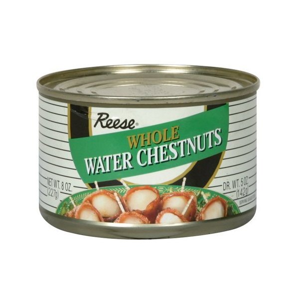 Reese Whole Water Chestnuts 8 oz (Pack of 3)