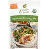 Simply Organic Vegetarian Brown Gravy Mix, 1 Ounce 12 Pack, Certified Organic, Gluten-Free Vegan Gravy Seasoning, Kosher