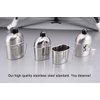 Goetland Stainless Steel WWII US Military Canteen Kit 1QT with 0.5QT Cup Nylon Cover G.I.