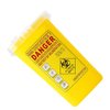 Ciieeo Blade Dispenser Case Disposable Razor Blade Disposal Case Barber Shop Storage Bank Container for Used Razor Blades Broken Cutter Devices Old Waste Blades Yellow