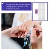Gel Nail Wraps 5 Sheets Nail Strip Clear Gel Nail Stickers Transparent Sheer Gel Polish Strip with Nail File Gel Wraps Manicure Kit for Nails Salon Gloss Nail Strips
