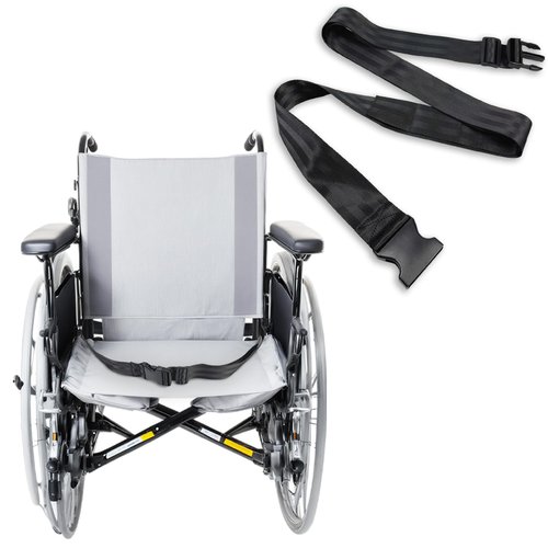 Adjustable Wheelchair Safety Strap Seat Belt, 2" Wide – Slip-Resistant & Secure Lap Belt, 13-86" Adjustable, Easy to Install, Stable Support for Seniors & Individuals Needing Extra Support