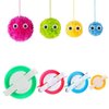 Pom Pom Maker, 4 Sizes Pompom Maker Tool Set for Fluff Ball Weave DIY Wool Yarn Knitting Craft Project for Kids and Adult - RRigo