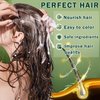 Natural Hair Dye Bubble Plant Hair Dye Chestnut Brown Hair Dye Plant Based Hair Dye Shampoo Natural Hair Color Shampoo,30 ml 10 Packs-Chestnut Brown