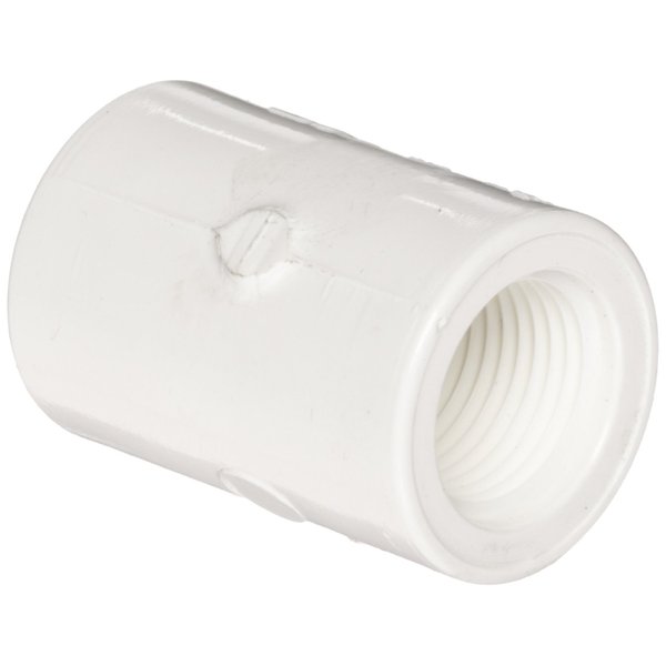 Spears Manufacturing 435-040 Series 435 PVC Pipe Fitting, Adapter, Schedule 40, White, 4" Socket x NPT Female