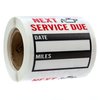 Oil Change Reminder Stickers / 250 Clear Window Labels / 2" x 2" Service Reminders/Made in The USA