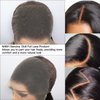 IWISH 220% Density Full 13x6 Body Wave Lace Frontal Wigs Human Hair Virgin Body Wave 24Inch 13x6 HD Transparent Lace Front Wigs 12A Brazilian Human Hair Pre Plucked With Baby Hair