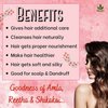 Natural Hair Shampoo for Hair 8 oz, AMLA REETHA SHIKAKAI POWDER (Phyllanthus emblica, Sapindus mukorossi, Acacia concinna),Product of Havintha, 227g