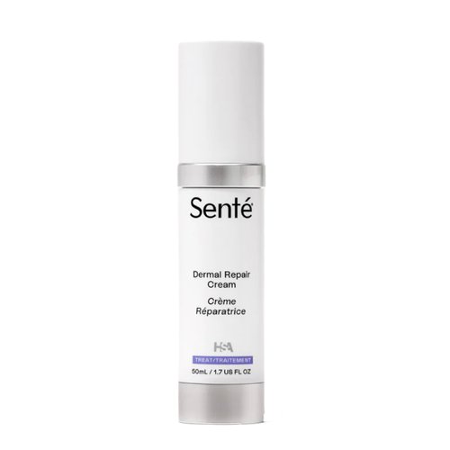 Senté Dermal Repair Facial Cream - All-In-One Skin Renewal - Hydrate And Rejuvenate Sensitive, Rosacea-Prone Skin – with Patented HSA, Vitamin E and Green Tea Extract - 1.7 Fl Oz