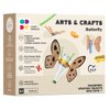 Oddy Arts & Crafts Creative Butterfly Building Kit - Eco-Friendly STEM Toy Set for Kids 4+