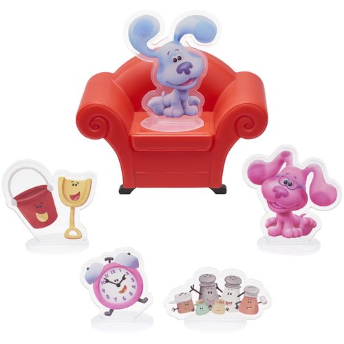 DecoSet® Blue’s Clues & You Cake Topper, 6-Piece Set of Decorations with Blue and Friends, Create an Adorable Birthday Cake