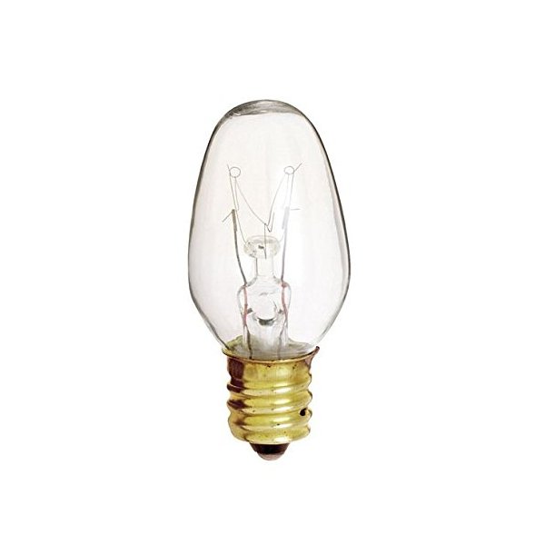 S3797 4w Night Light Bulb - Candelabra Base - Clear 20/Pk (0379400)