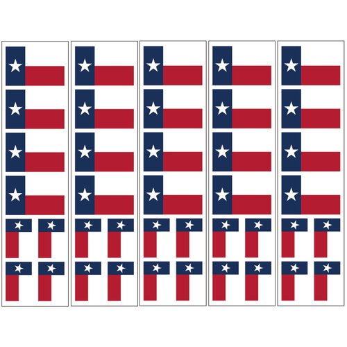 40 Tattoos: Texas State Flag, Texan Party Favors