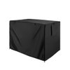 Senmortar Double Door Dog Crate Cover Wire Dog Cage Cover Waterproof Durable Lightweight 420D Polyester Pet Kennel Cover Indoor Outdoor Protection Cage Covers for Dog Crates Black 42 inches